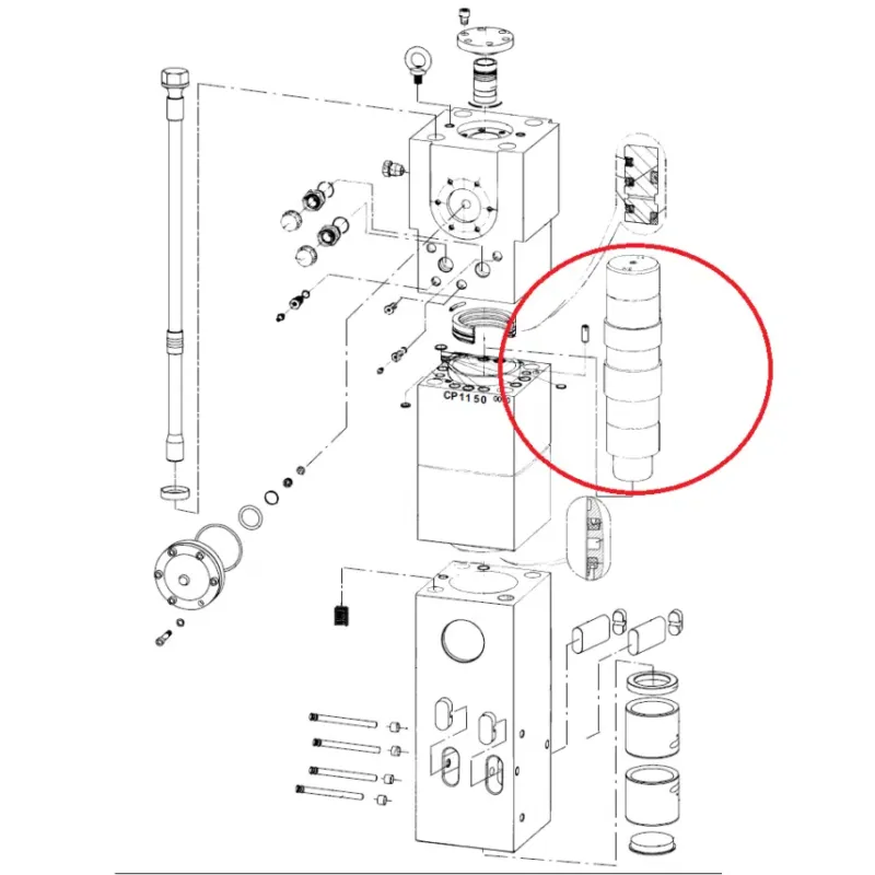 Поршень CHICAGO PNEUMATIC CP1150 (CP)