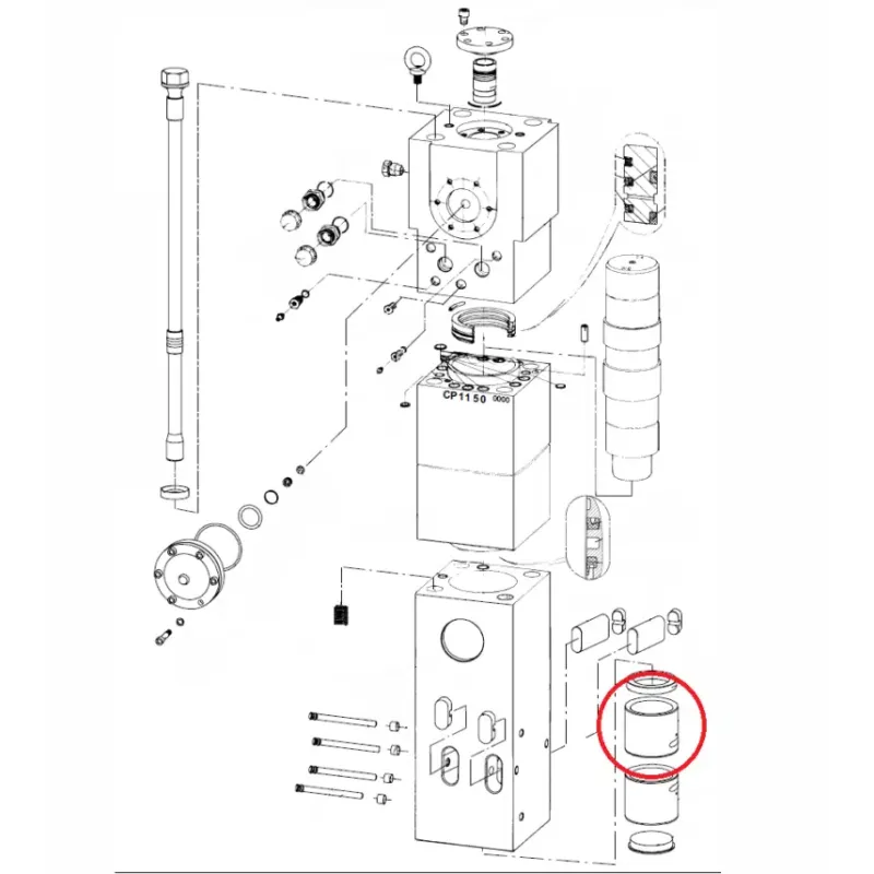 Верхня втулка CHICAGO PNEUMATIC CP1150 (CP)
