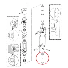 Втулка гідромолота  CHICAGO PNEUMATIC CP300 (CP)