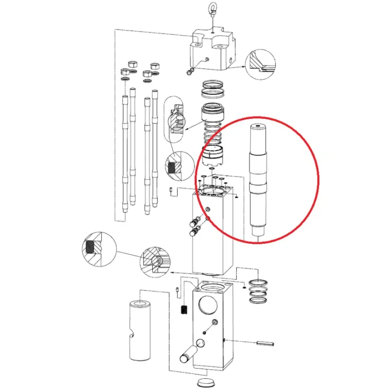Поршень CHICAGO PNEUMATIC CP550 (CP)