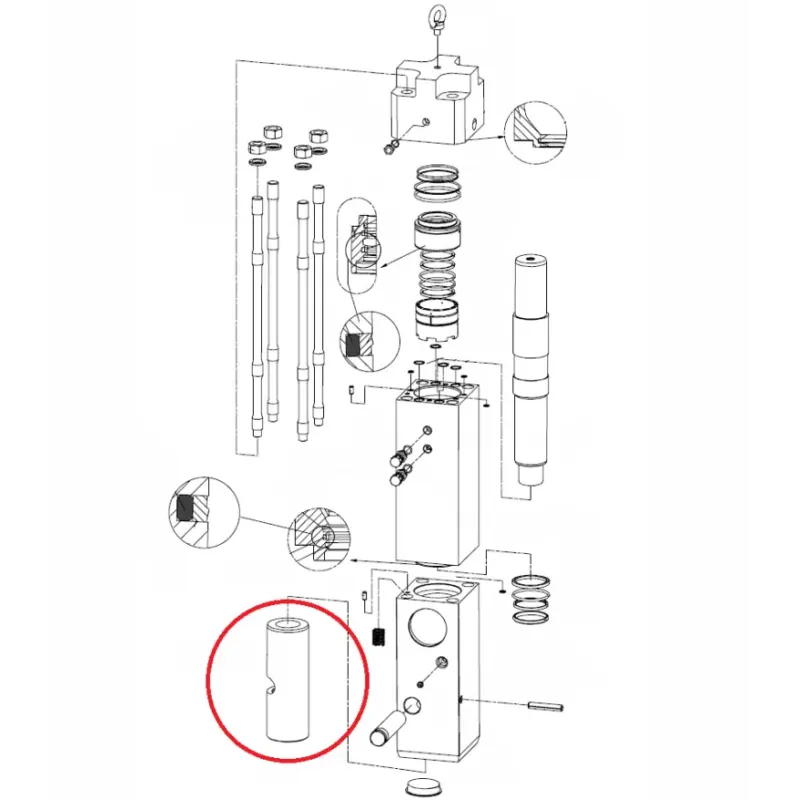 Втулка гидромолота CHICAGO PNEUMATIC CP550 (CP)
