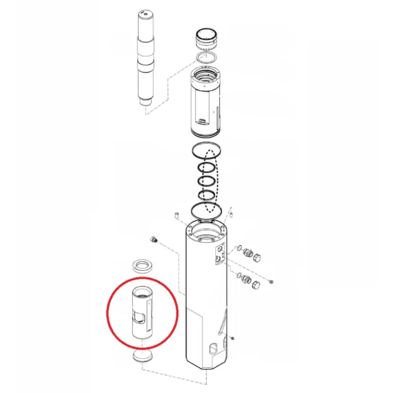 Втулка гідромолота  CHICAGO PNEUMATIC RX12 (CP)