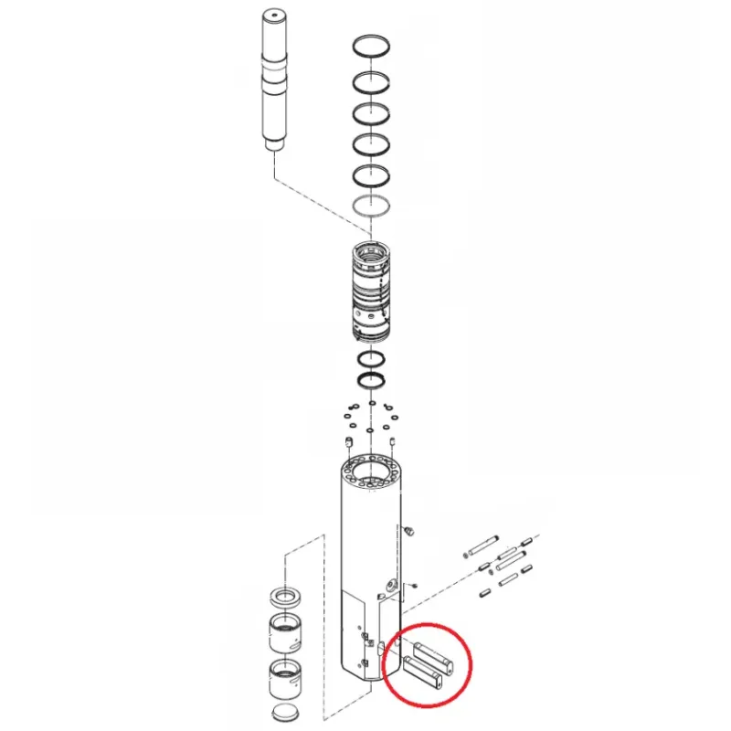 Клин пики CHICAGO PNEUMATIC RX14 (CP)