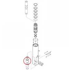 Верхня втулка CHICAGO PNEUMATIC RX14 (CP)