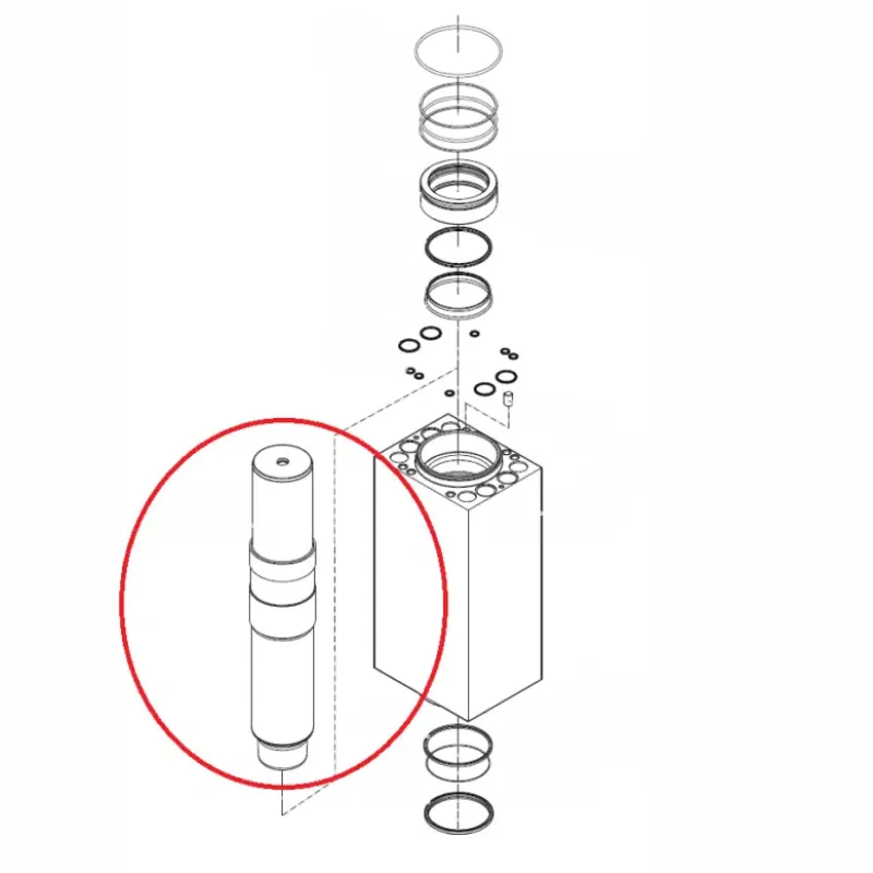 Поршень CHICAGO PNEUMATIC RX25 (CP)