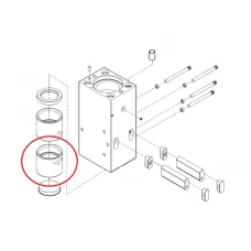 Нижня втулка CHICAGO PNEUMATIC RX25 (CP)
