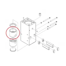 Верхня втулка CHICAGO PNEUMATIC RX25 (CP)