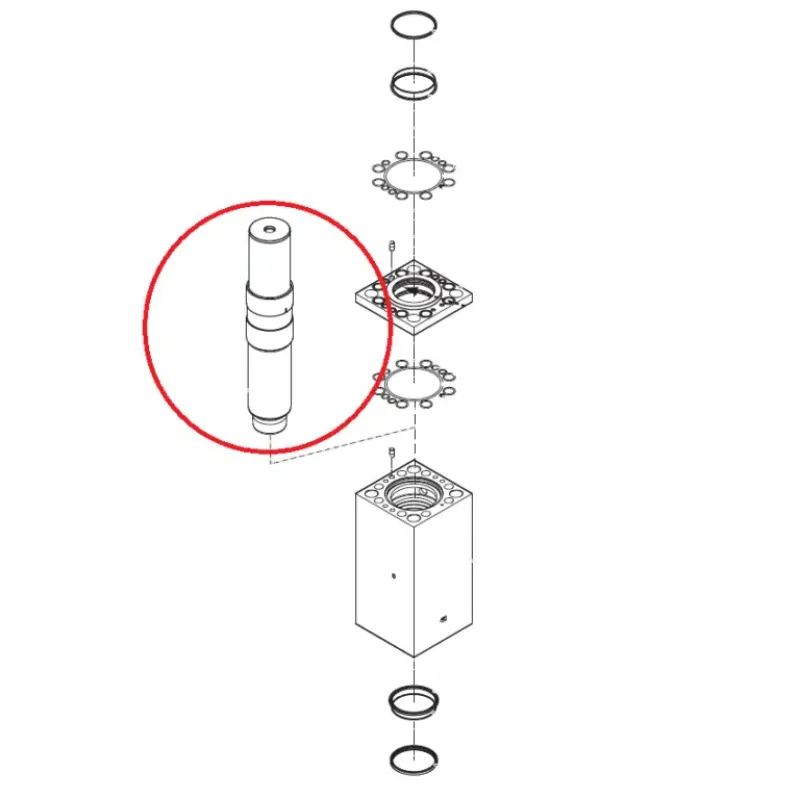Поршень CHICAGO PNEUMATIC RX29 (CP)