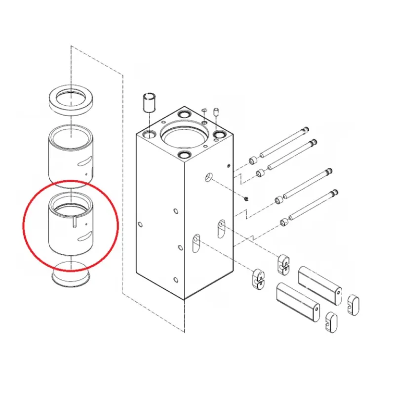 Нижня втулка CHICAGO PNEUMATIC RX29 (CP)