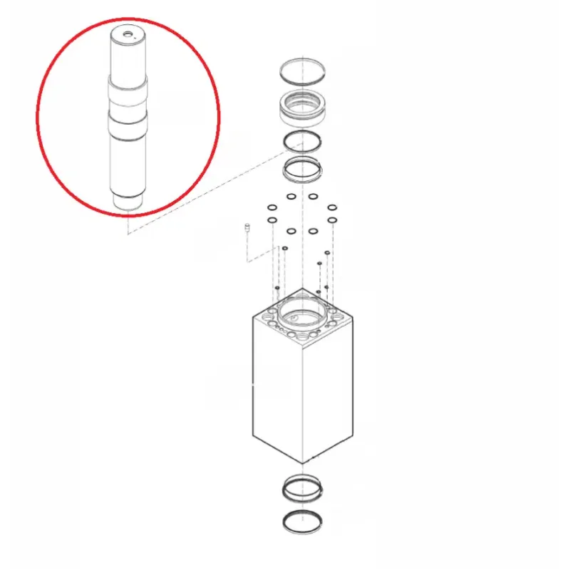 Поршень CHICAGO PNEUMATIC RX38 (CP)