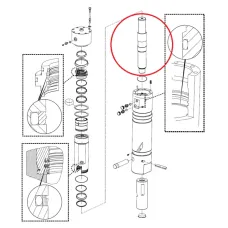 Поршень CHICAGO PNEUMATIC RX3 (CP)
