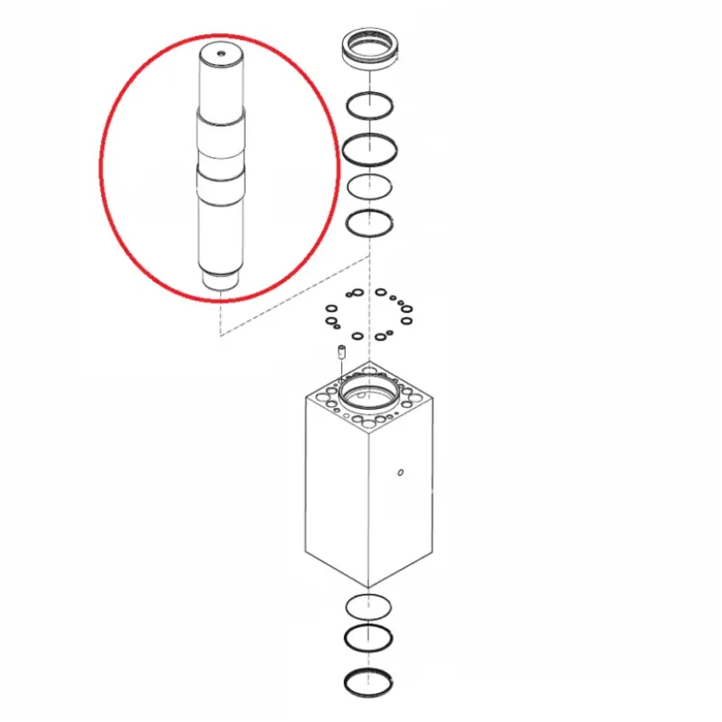 Поршень CHICAGO PNEUMATIC RX45 (CP)
