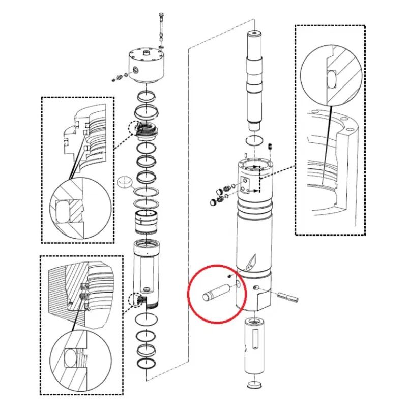 Клин пики CHICAGO PNEUMATIC RX4 (CP)