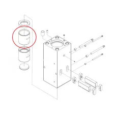 Верхня втулка CHICAGO PNEUMATIC RX53 (CP)