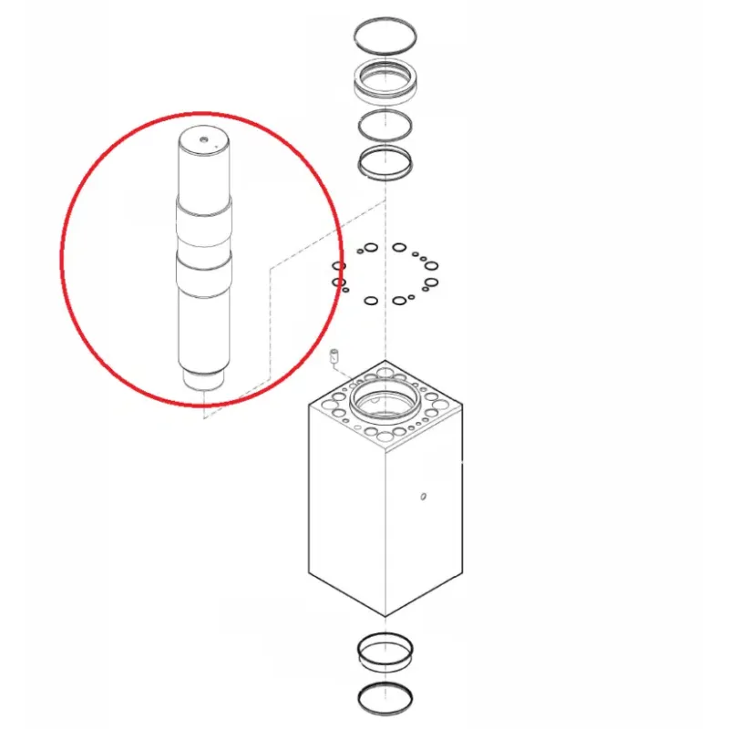 Поршень CHICAGO PNEUMATIC RX54 (CP)