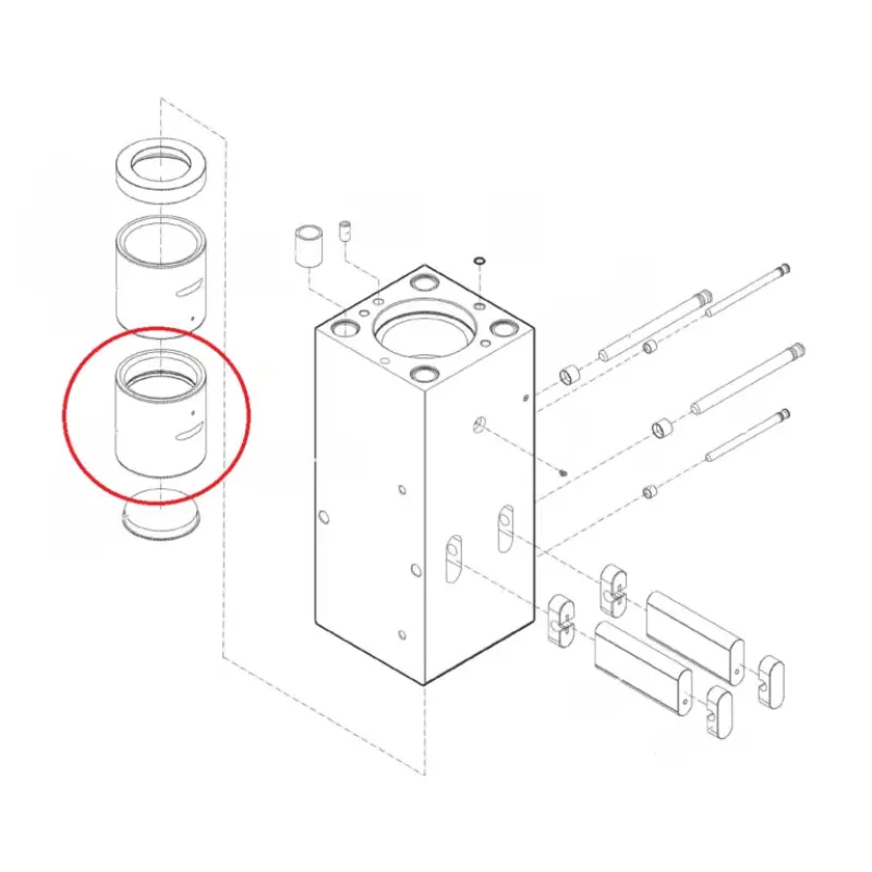 Нижня втулка CHICAGO PNEUMATIC RX54 (CP)