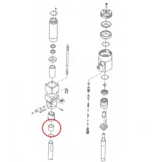 Нижня втулка гідромолота  Indeco HP350