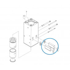 Клин піки гідромолота  Atlas Copco HB3600