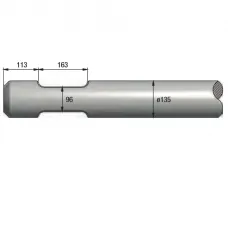 Піка гідромолота Atlas Copco MB 1500