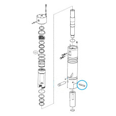 Фіксатор клина піки Atlas Copco PB110