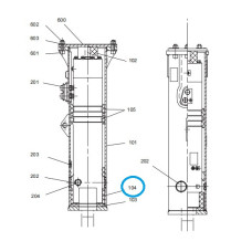 Боковий амортизатор гідромолота Atlas Copco PB110