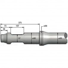 Піка гідромолота Atlas Copco TEX 250H