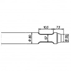 Піка гідромолота CHICAGO PNEUMATIC CP250H1 (CP)