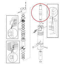 Поршень CHICAGO PNEUMATIC RX2 (CP)