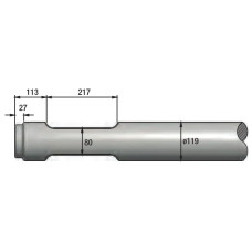 Піка гідромолота Italdem GK 1350