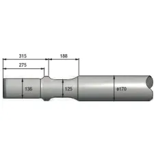 Піка гідромолота Montabert V55
