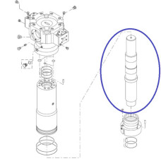 Поршень гідромолота  Rammer BR2063