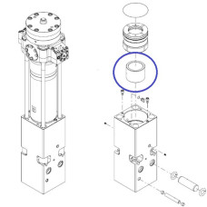 Верхня втулка гідромолота Rammer BR3088