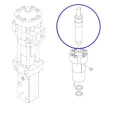 Поршень гідромолота Rammer BR321