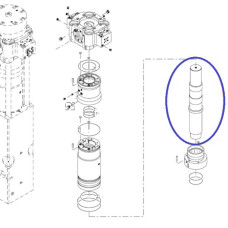 Поршень гідромолота Rammer BR4510