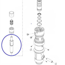 Поршень гідромолота Rammer BR455