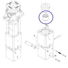 Верхня втулка гідромолота Rammer G120